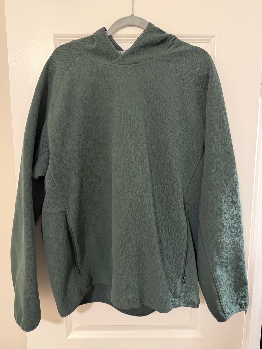 Men's Lululemon Olive Green Textured Hoodie XL